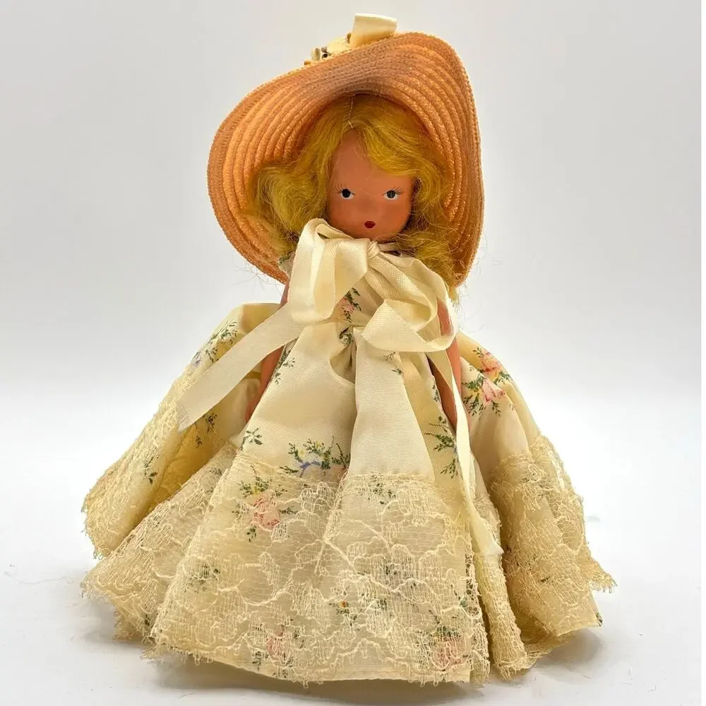 Vintage 1948-1960 Nancy Ann Storybook Doll, Plastic, Comes w/Stand